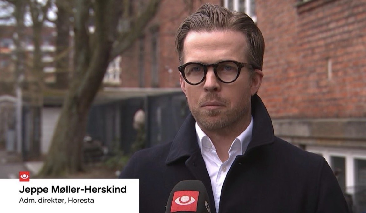 Jeppe Møller-Herskind medvirkede flere gange i DR TV Avisen under valgkampen.